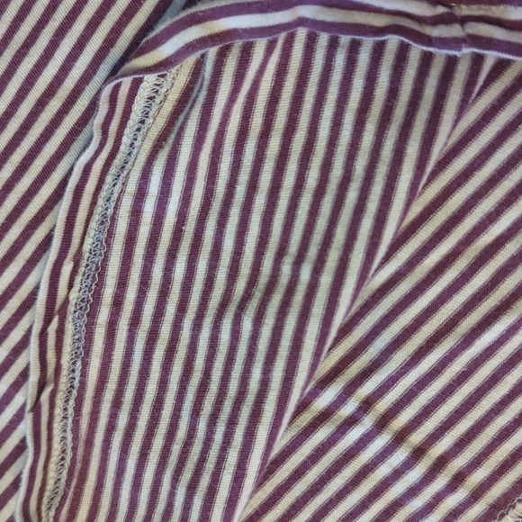 PacSun Purple & White Striped Tshirt - Small - Picture 4 of 6
